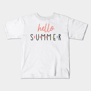 hello summer Kids T-Shirt